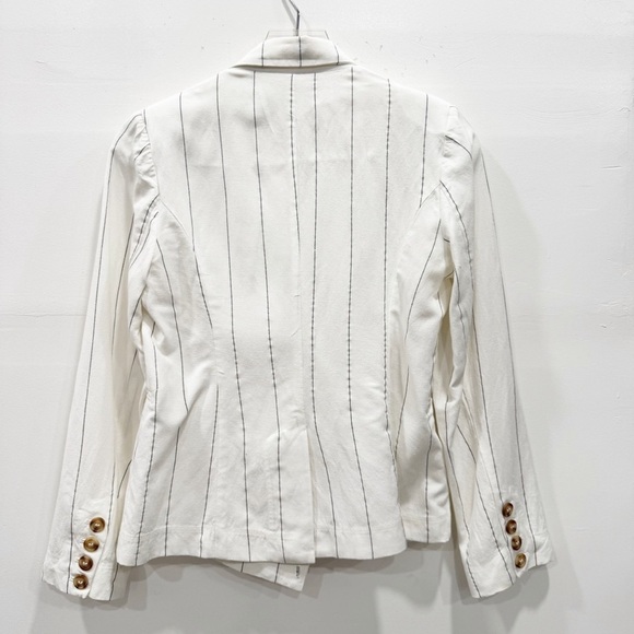 Heartloom Jax Blazer Linen Cotton Blend Double Breasted Small - Picture 2 of 6